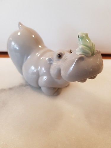 Lladro nao figurine with frog - lladro,
