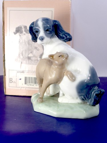 Lladro dog and cat - and, in