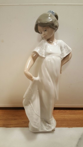 Vintage lladro nao girl - nao,