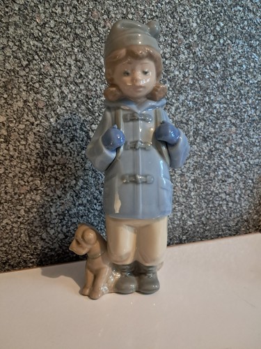 Nao lladro travelling girl - nao,