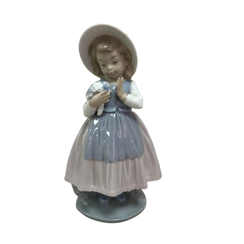 Nao lladro porcelain girl - lladro,