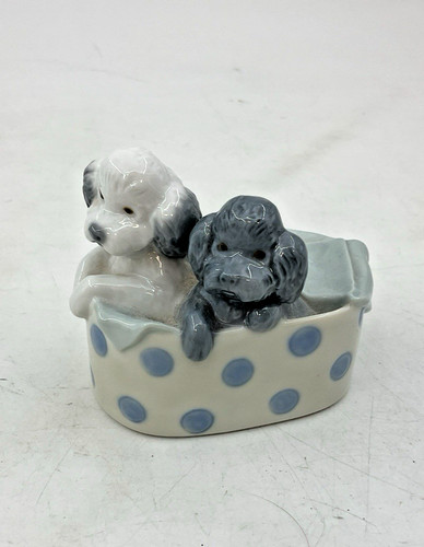 Nao lladro poodles and - by, "poodles